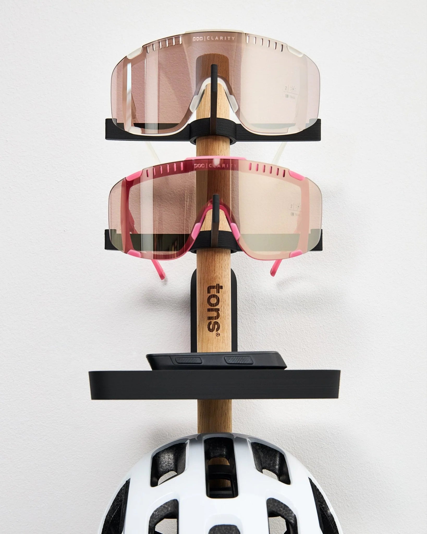 Short Rack | A . 2x Glasses + Helmet + Tray