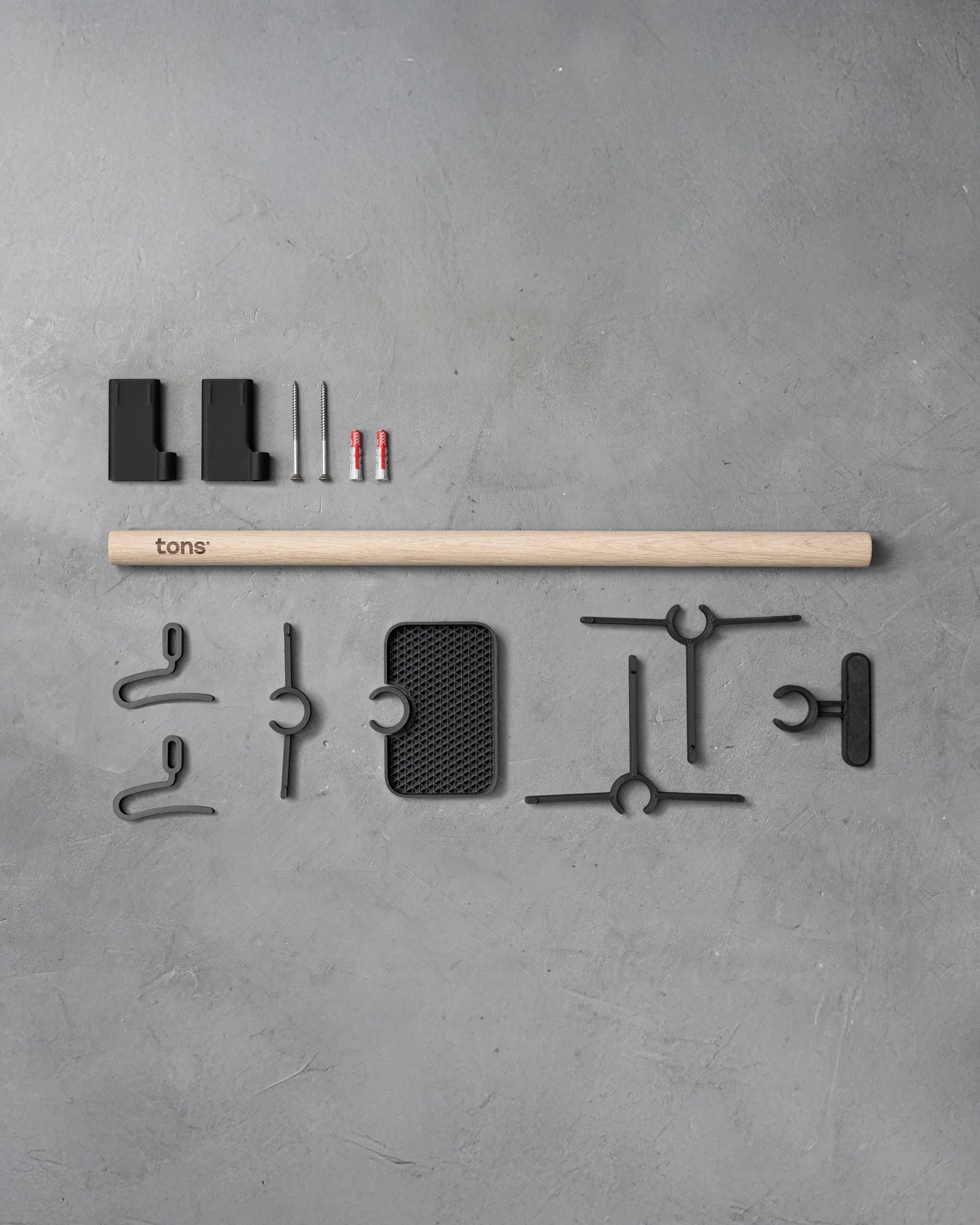 Rack | D . Shoes + 2x Glasses + Helmet + Tray